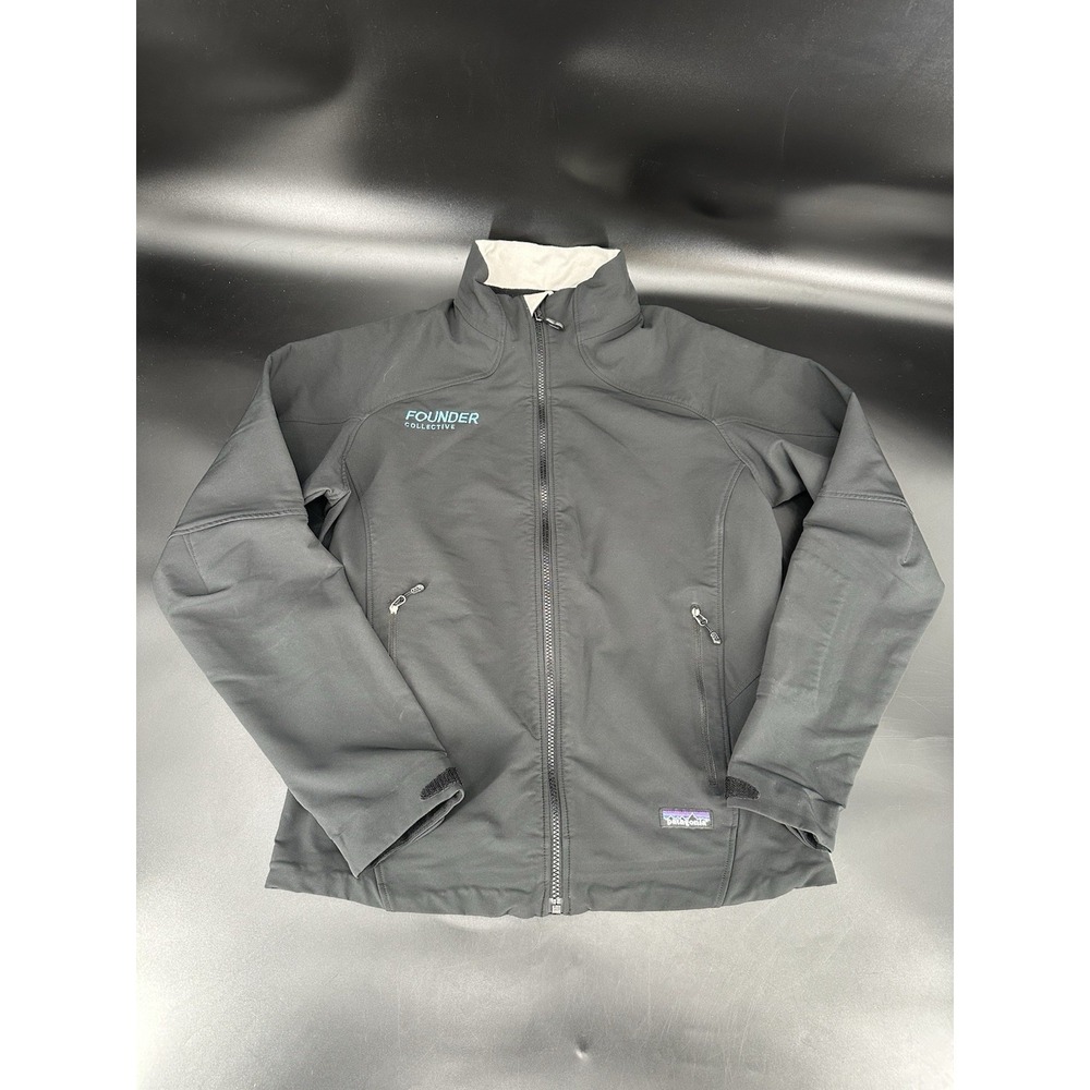 Patagonia Jacket Women's M Black Special Guide Soft Shell Polartec " w‎ Logo"